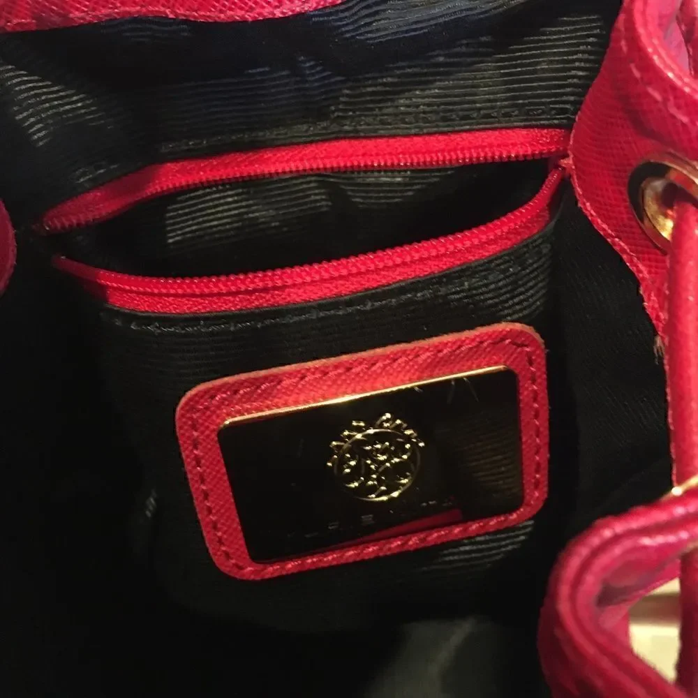 Yurie Natani Red Bucket Bag